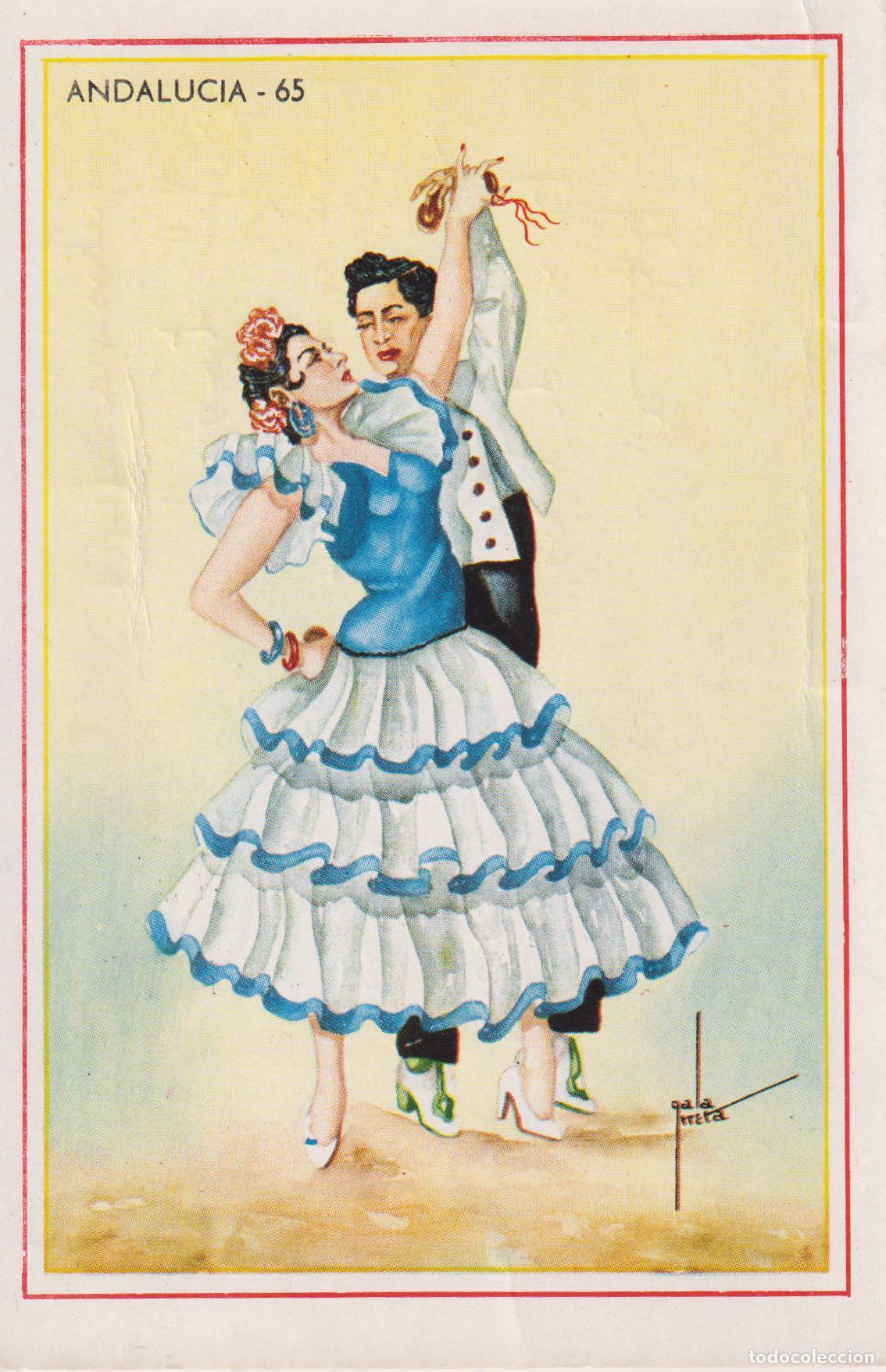 Postales: BAILES ANDALUCES - ILUSTRA GALARRETA - EDICIONES E.P. ROSETTE - CIRCULADA