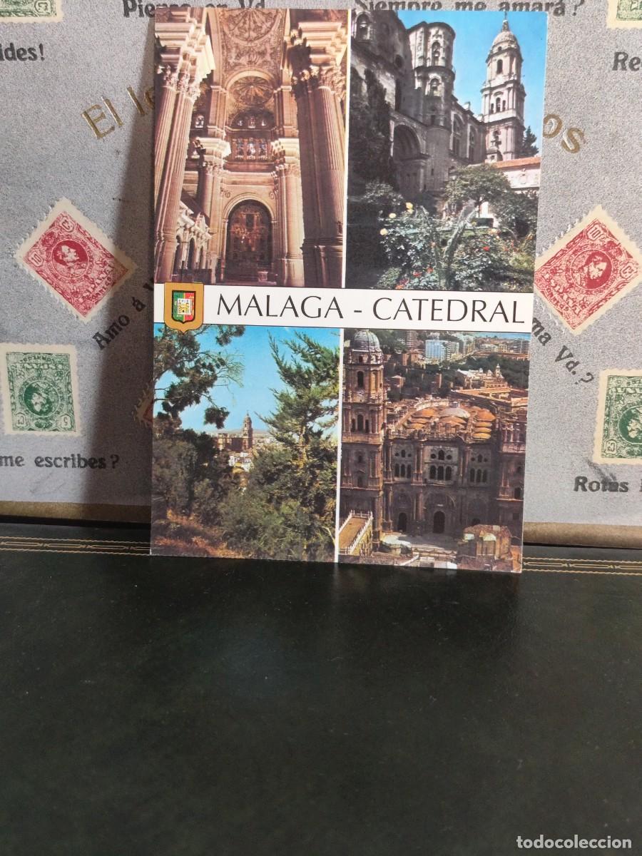 Postales: P6152 Postal M&aacute;laga 5 La Catedral .Dom&iacute;nguez