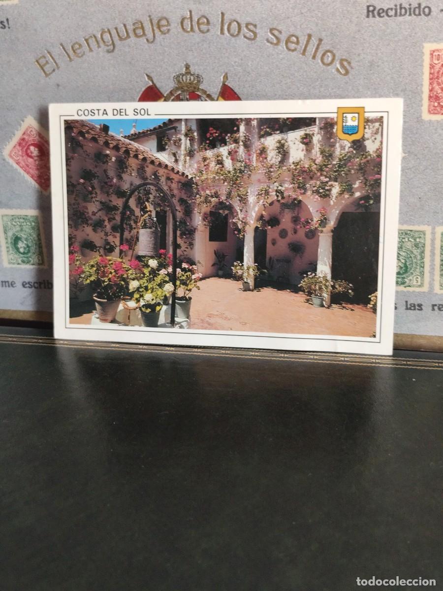 Postales: P615,5 Postal M&aacute;laga 27 T&iacute;pico patio andaluz.Dom&iacute;nguez