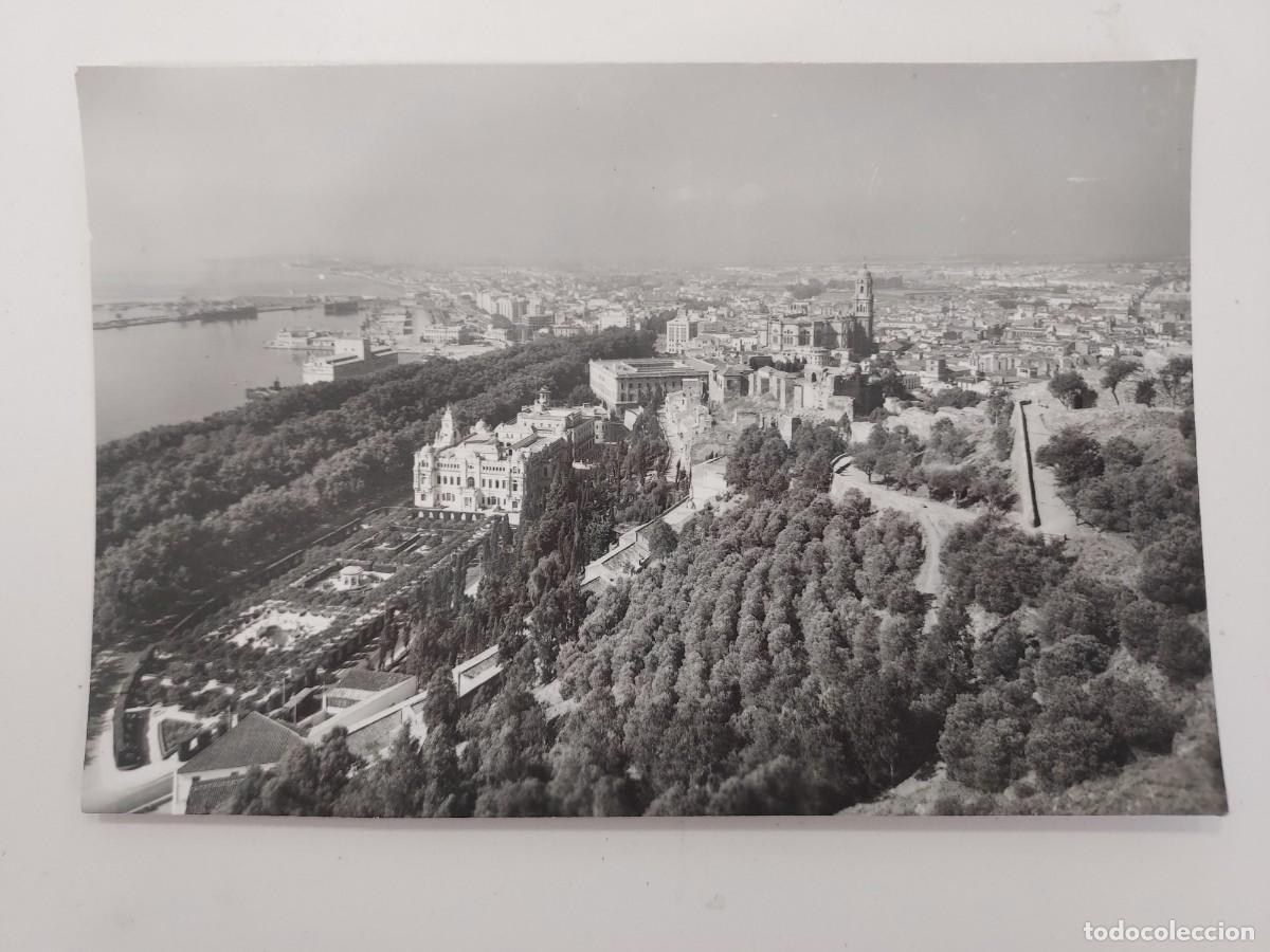 Postales: POSTAL MALAGA VISTA PARCIAL. ESCRITA. A&Ntilde;OS 1950. SICILIA 10