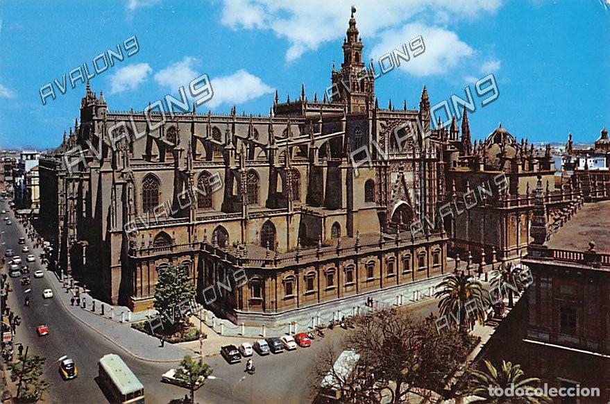 Postales: Catedral (Sevilla) - Sin circular - A&ntilde;os 60