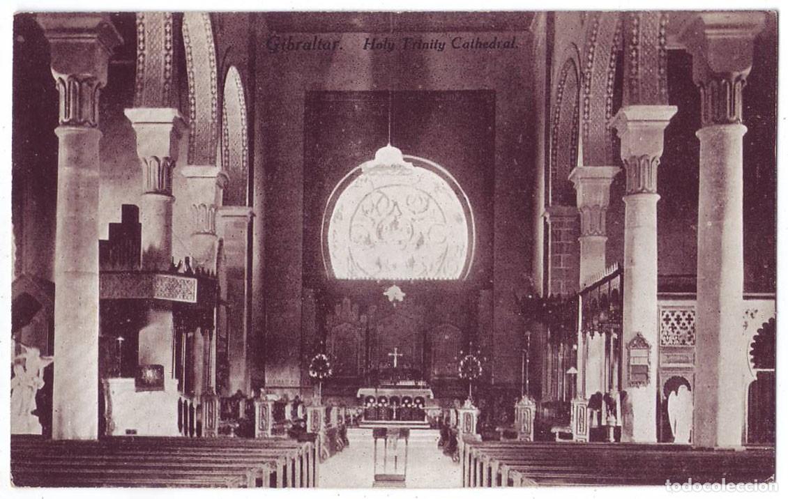 Postales: Gibraltar: Holy Trinity Cathedral. Beanland, Malin & Co. No circulada (A&ntilde;os 10)