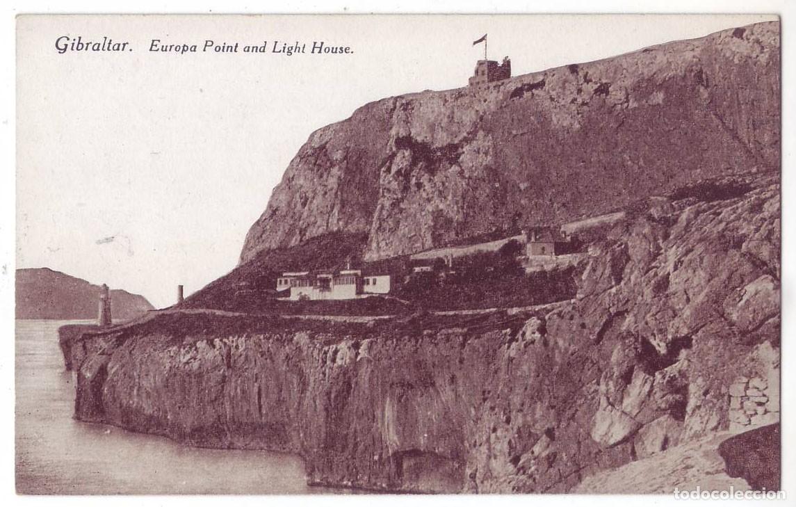 Postales: Gibraltar: Europa Point and Light House. Beanland, Malin & Co. No circulada (A&ntilde;os 10)