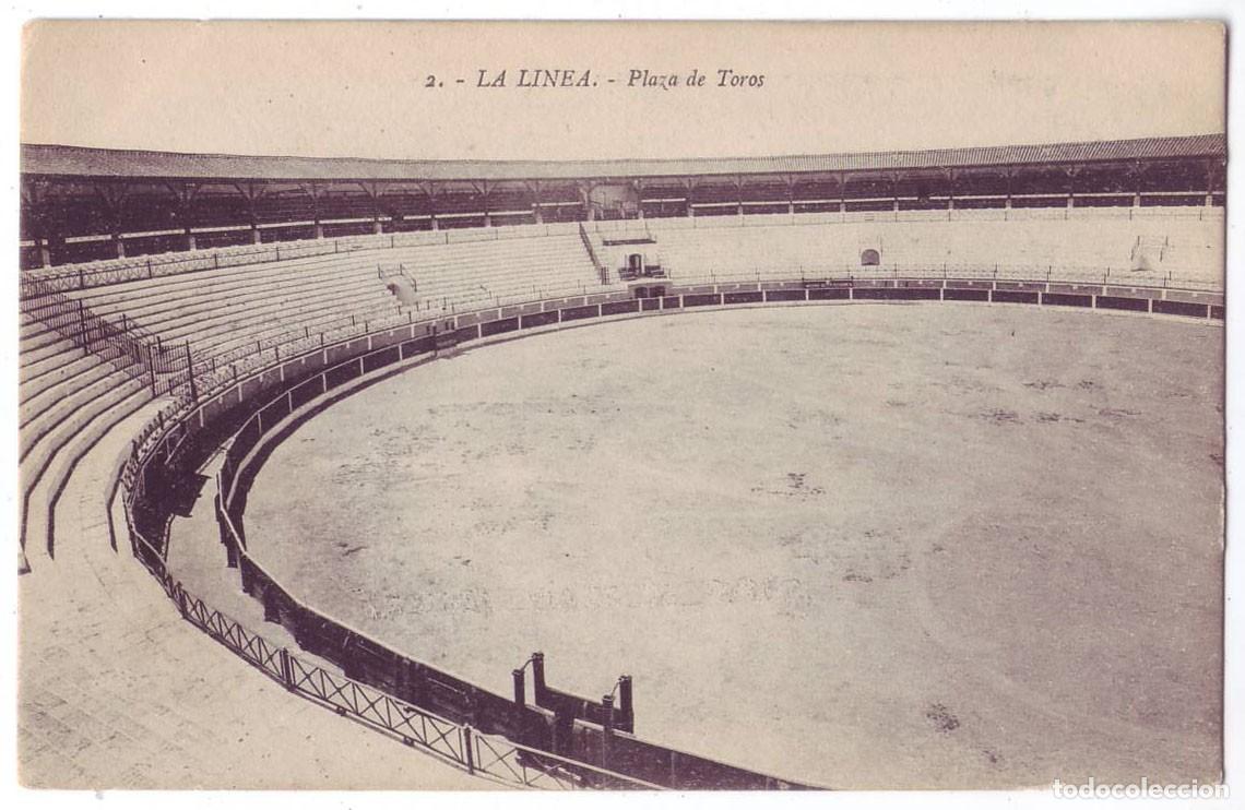 Postales: La L&iacute;nea de la Concepci&oacute;n (C&aacute;diz): Plaza de Toros. Edit. Joaquina P&eacute;rez. No circulada (A&ntilde;os 10)