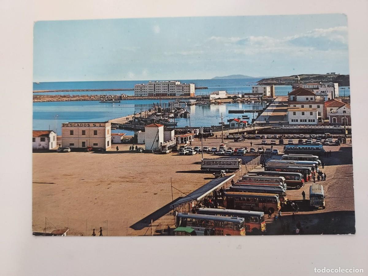 Postales: POSTAL ALGECIRAS PUERTO DE PESCADORES Y ACERA DE LA MARINA. 1968. SIN CIRCULAR. CADIZ