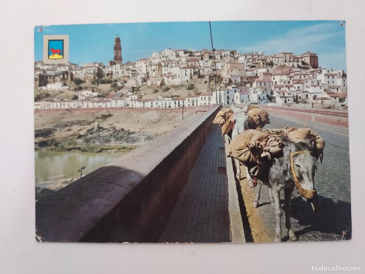 Postales: POSTAL MONTORO VISTA PARCIAL SOBRE EL PUENTE Y RIO GUADALQUIVIR. 1968. SIN CIRCULAR. CORDOBA