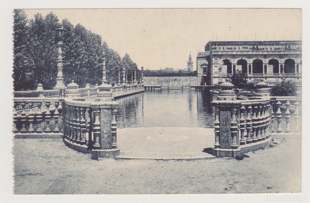Postales: TARJETA POSTAL - SEVILLA - EXPOSICION, LA RIA - EDICIONES CLICHE O&Ntilde;A