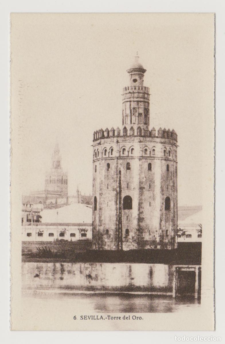 Postales: TARJETA POSTAL - SEVILLA - TORRE DEL ORO - N&ordm; 6