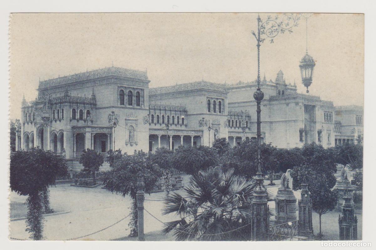 Postales: TARJETA POSTAL - SEVILLA - EXPOSICION, PABELLON DE BELLAS ARTE - EDICIONES CLICHE O&Ntilde;A