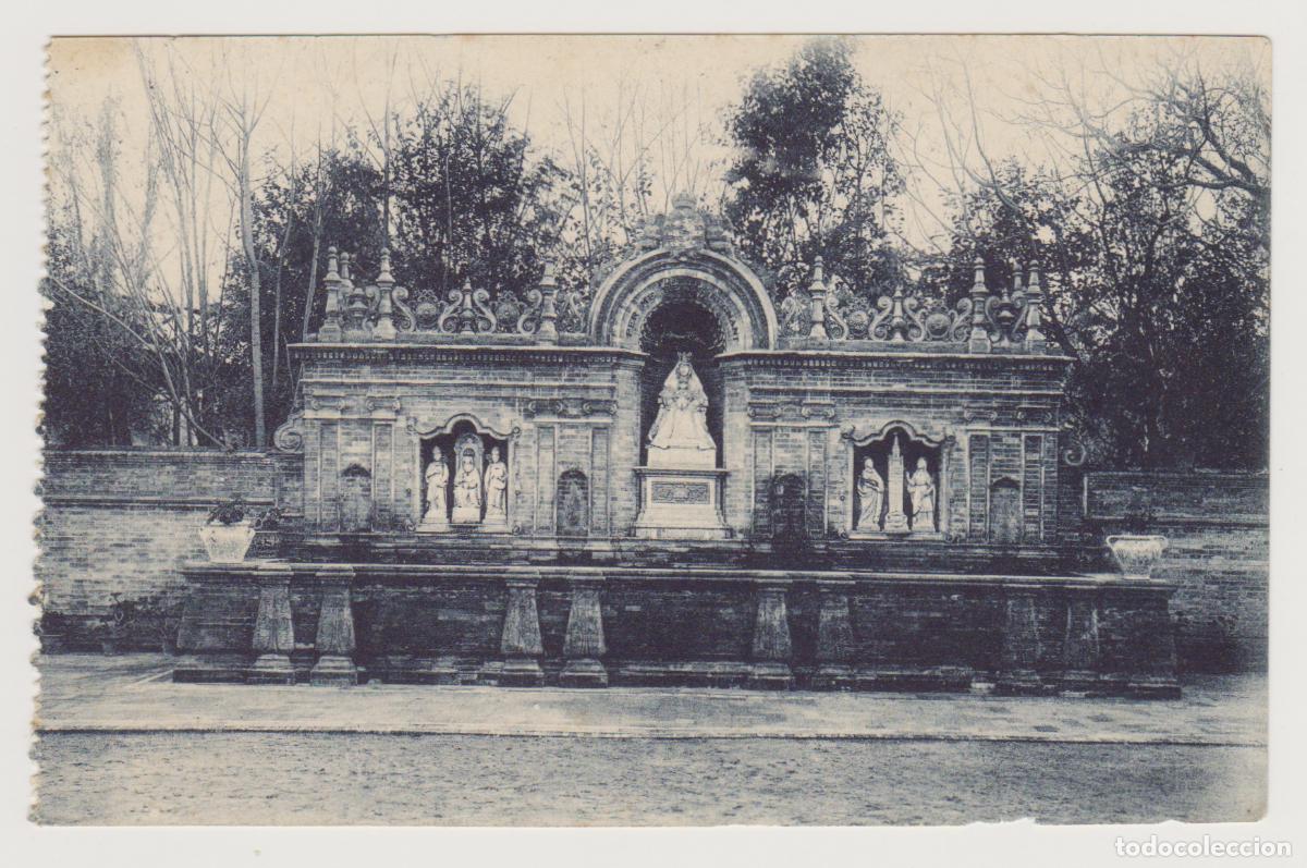 Postales: TARJETA POSTAL - SEVILLA - EXPOSICION, FUENTE DE LA VIRGEN DE LOS REYES - EDICIONES CLICHE O&Ntilde;A