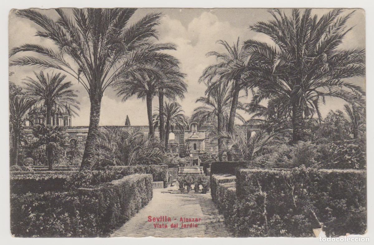 Postales: TARJETA POSTAL - SEVILLA - ALCAZAR, VISTA DEL JARDIN - COLECCION M. CHAPARTEGUY
