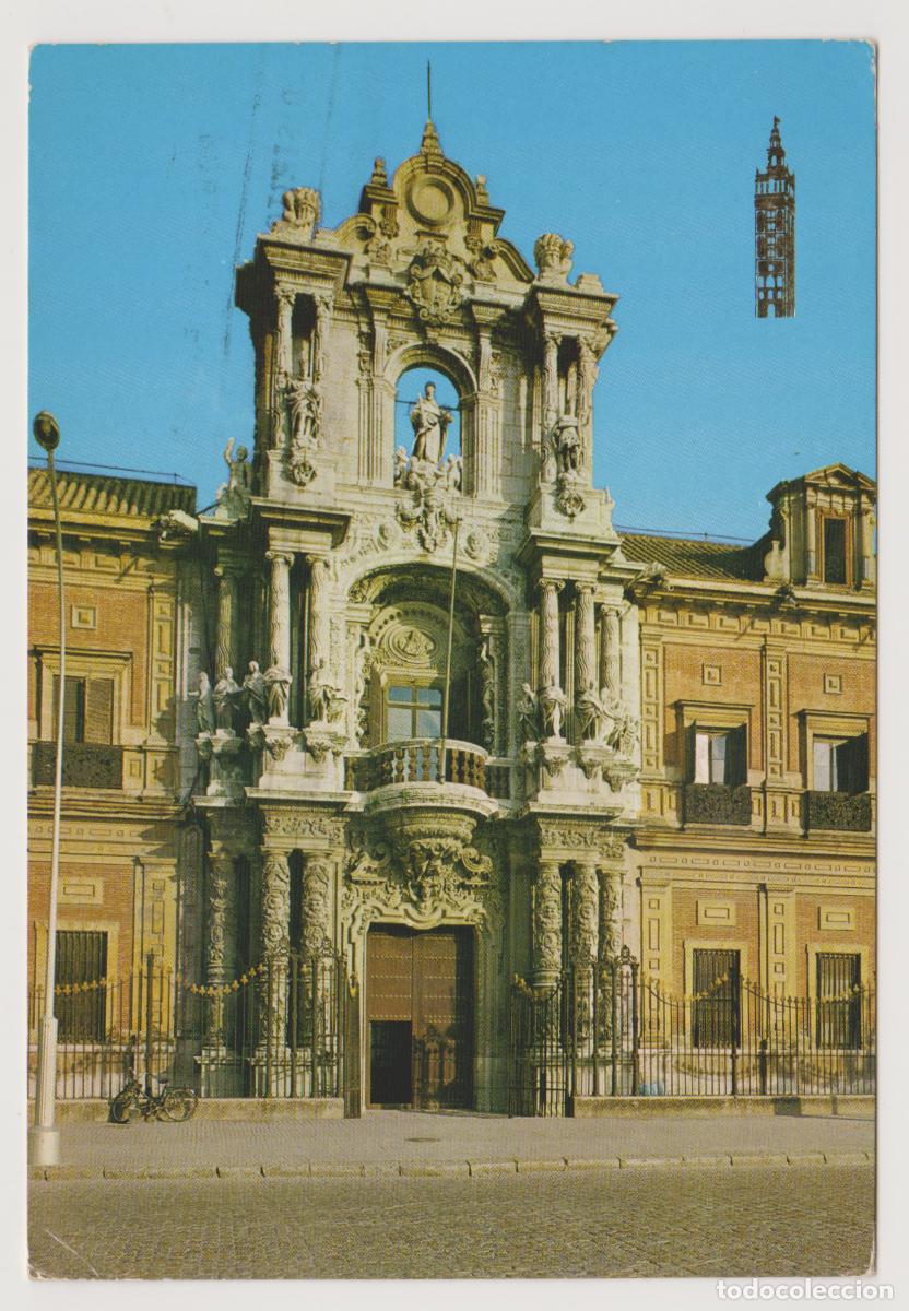 Postales: TARJETA POSTAL - SEVILLA - PALACIO DE SAN TELMO - SERIE 102, N&ordm; 19 - KOLOR ZERKOWITZ