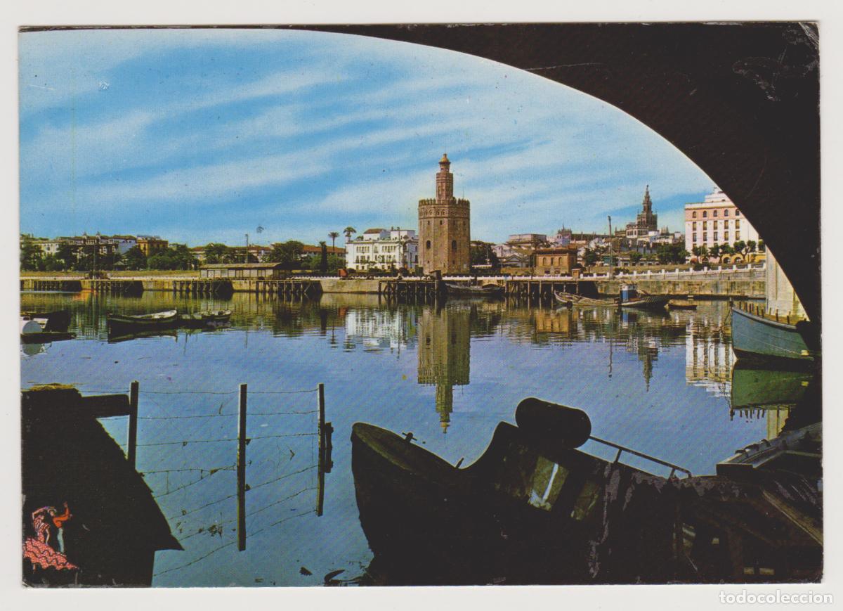 Postales: TARJETA POSTAL - SEVILLA - TORRE DEL ORO - N&ordm; 521 - BEASCOA