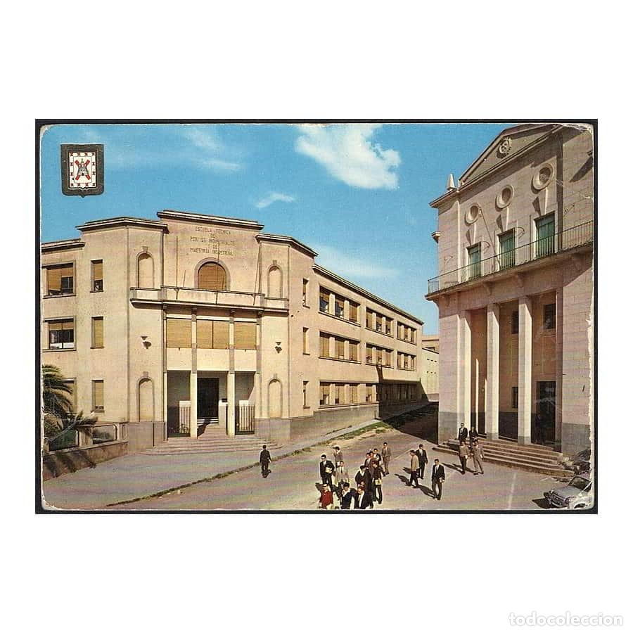Postales: Espa&ntilde;a [TPO] Postal A&ntilde;os 60. Linares. Escuela de Ingenieros y Escuela de Minas (N)