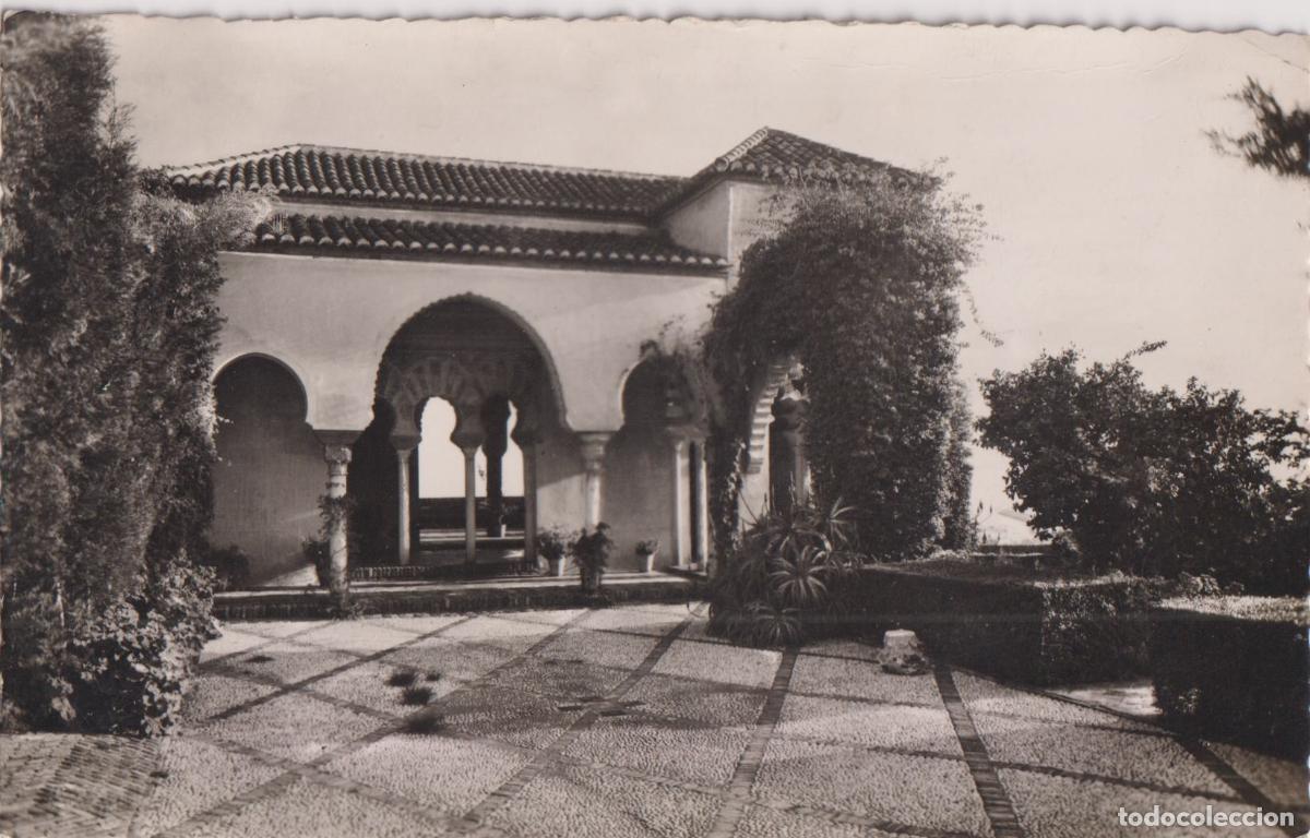 Cartoline: MALAGA, ALCAZABA &ndash; HELIOTIPIA N&ordm;57 &ndash; CIRCULADA 1954