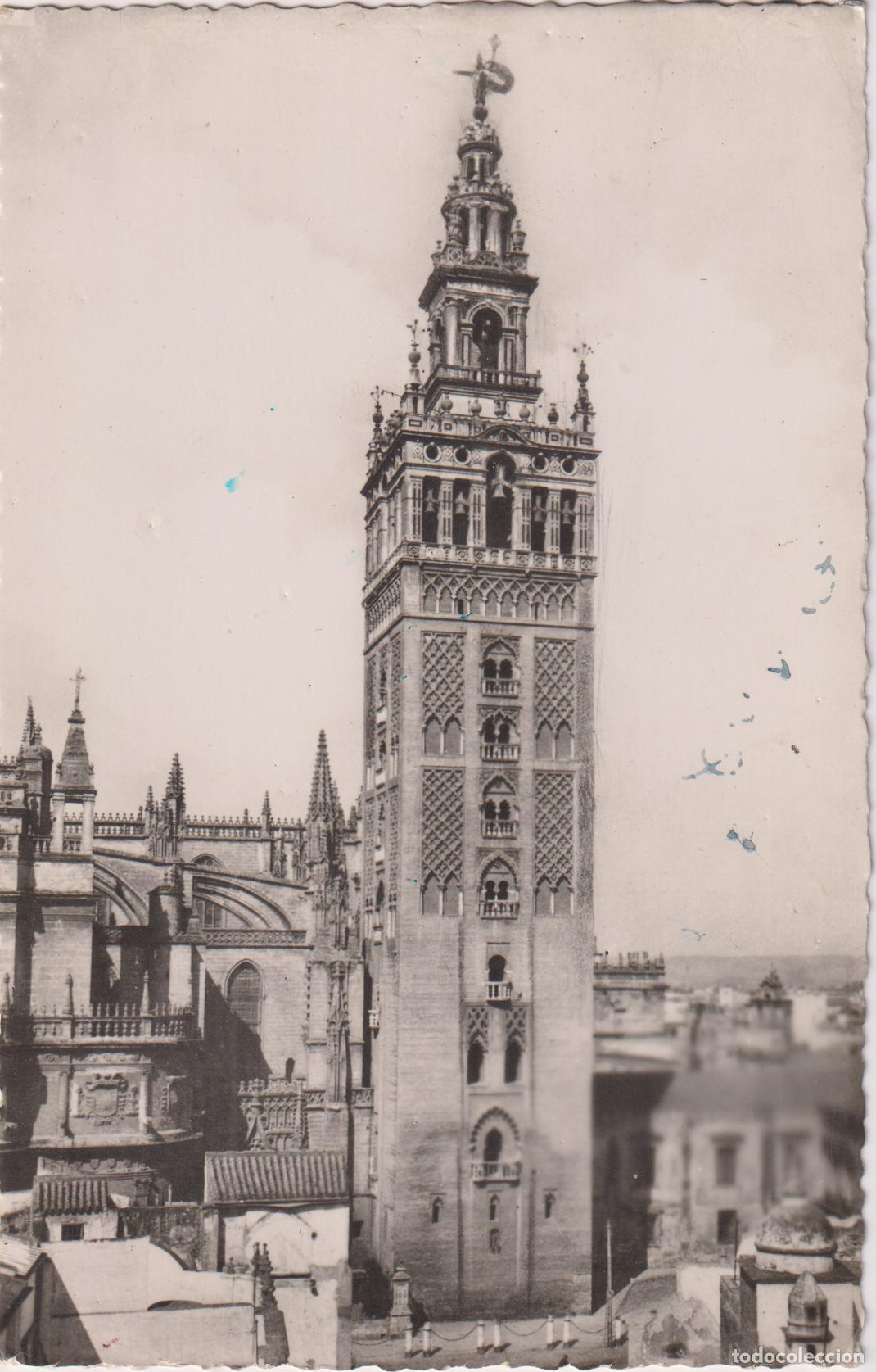 Postales: SEVILLA, LA GIRALDA &ndash; HELIOTIPIA ARTISTICA ESPA&Ntilde;OLA N&ordm;1 &ndash; ESCRITA