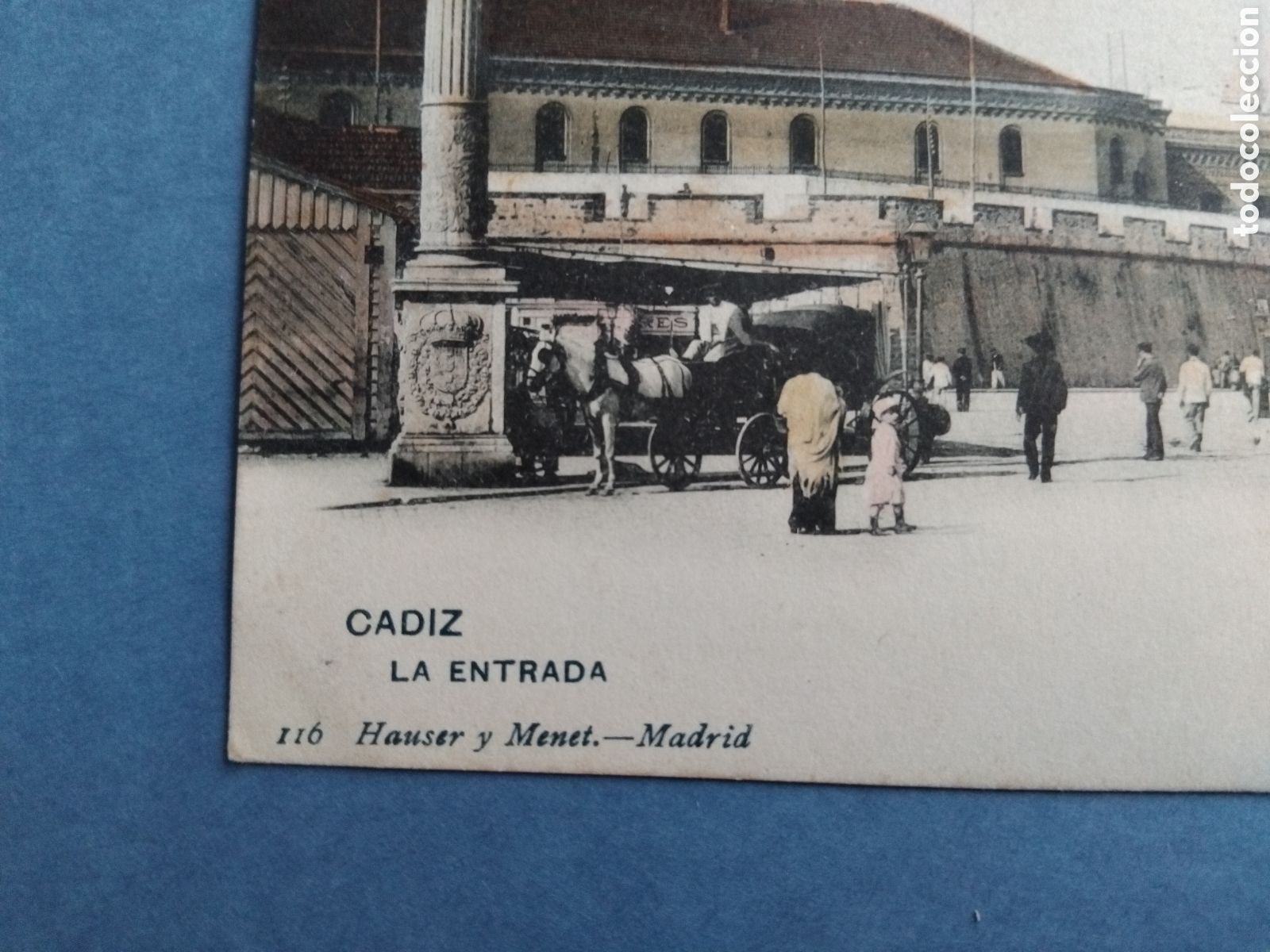 Postales: Postal C&aacute;diz. La entrada - Foto 3