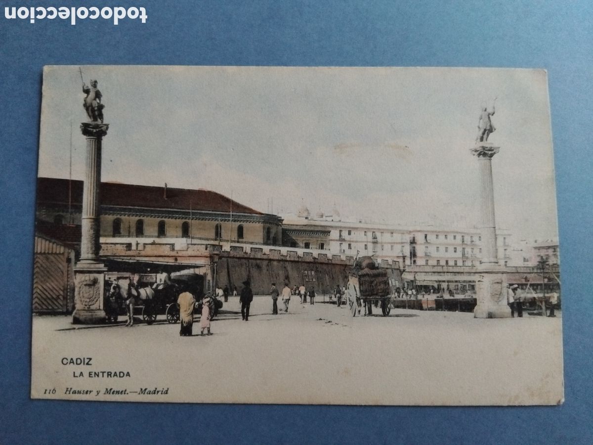 Postales: Postal C&aacute;diz. La entrada