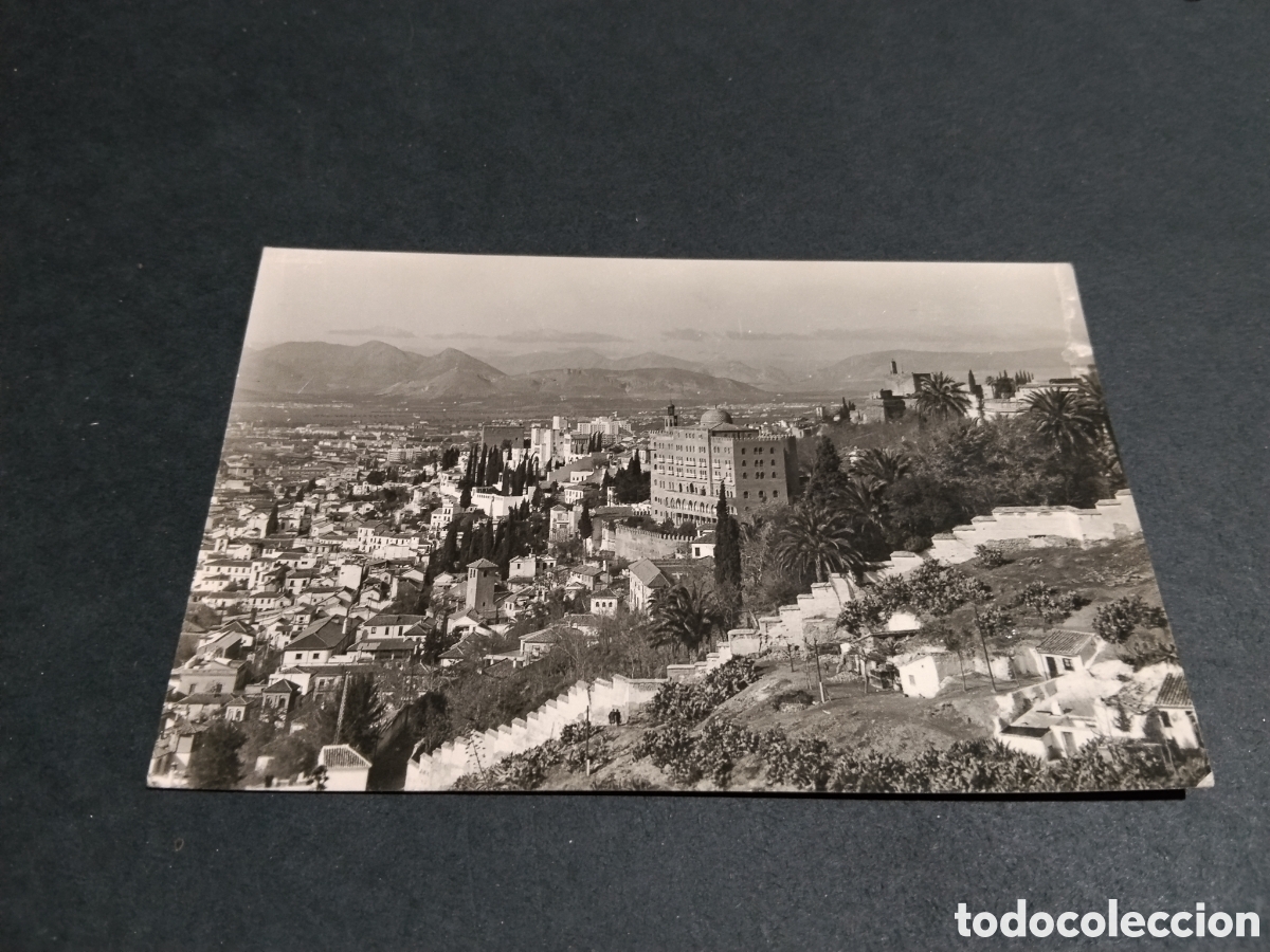 Postales: Postal antigua Granada panor&aacute;mica