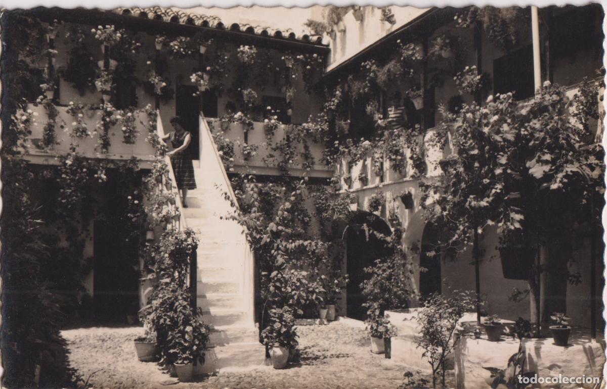 Postales: CORDOBA, PATIO CORDOB&Eacute;S, PRIMER PREMIO DEL CONCURSO - EDICIONES ARRIBAS N&ordm;260 - CIRCULADA 1957