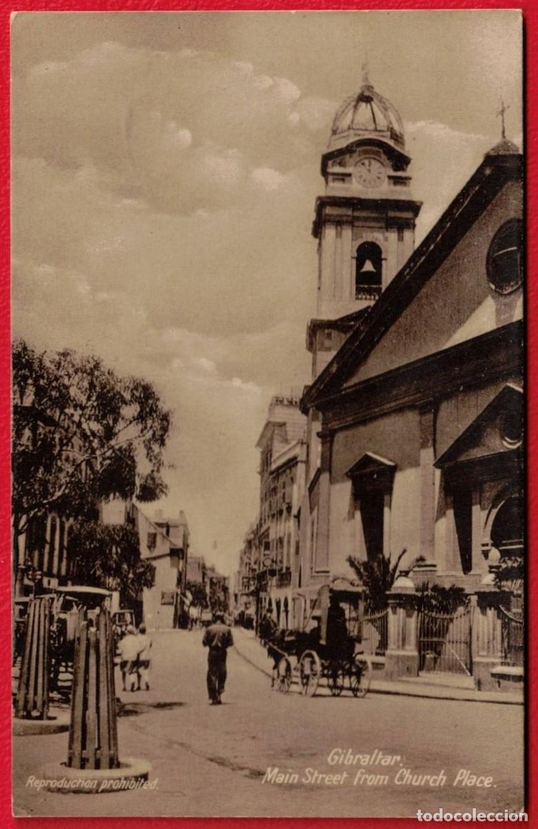 Postales: Gibraltar - Main Street from Church Place