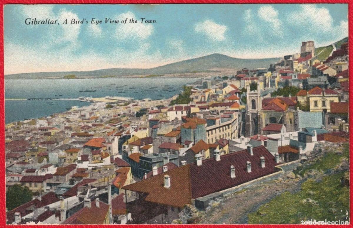 Postales: Gibraltar - A Bird&acute;s eye view of the town