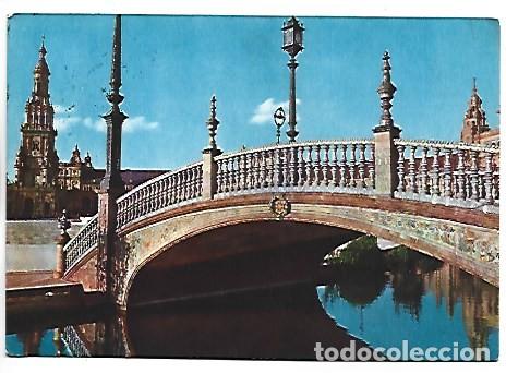 Postales: PLAZA DE ESPA&Ntilde;A.- SEVILLA