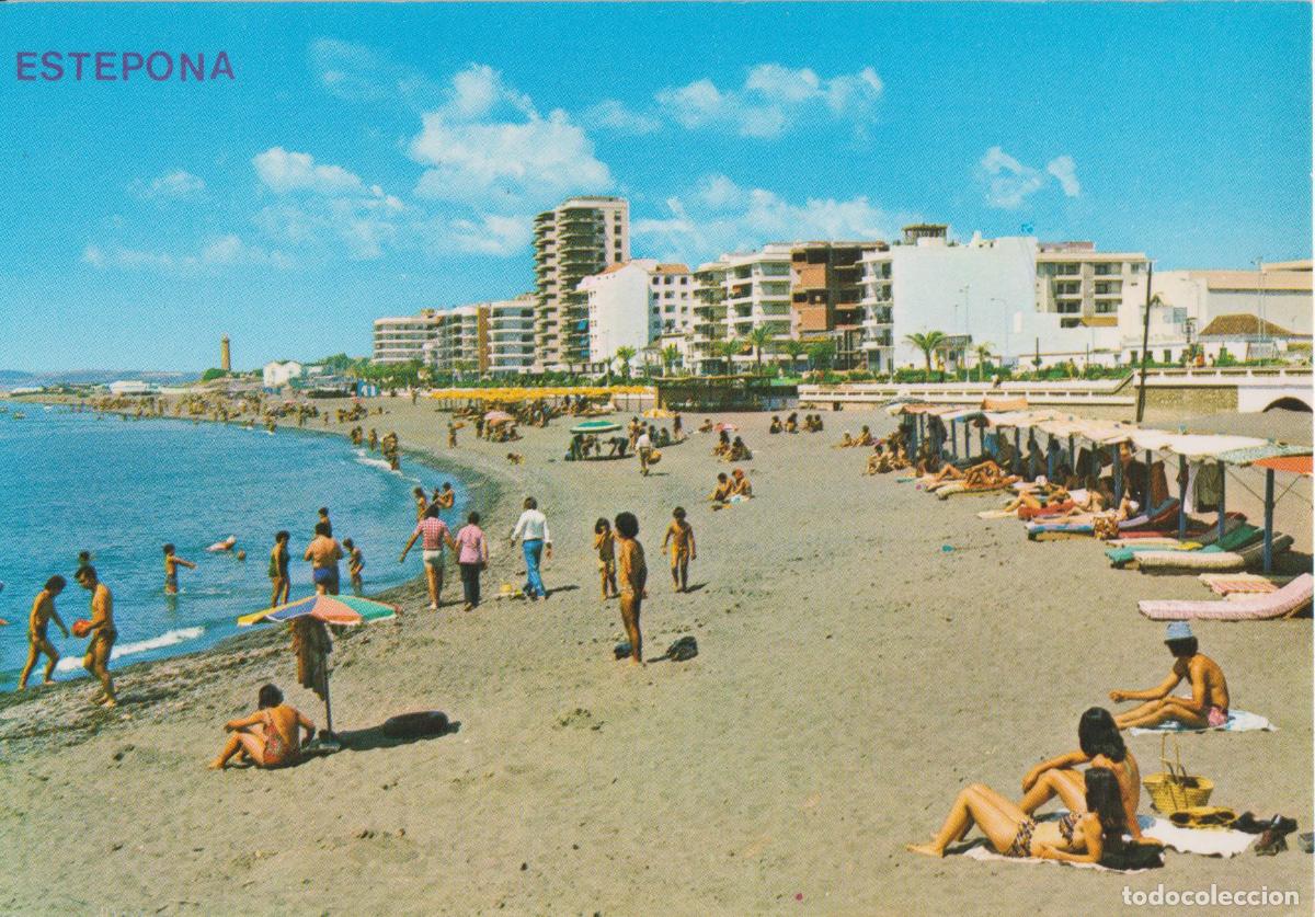 Postales: ESTEPONA (MALAGA) PLAYA - EDICIONES ARRIBAS N&ordm;43 - S/C