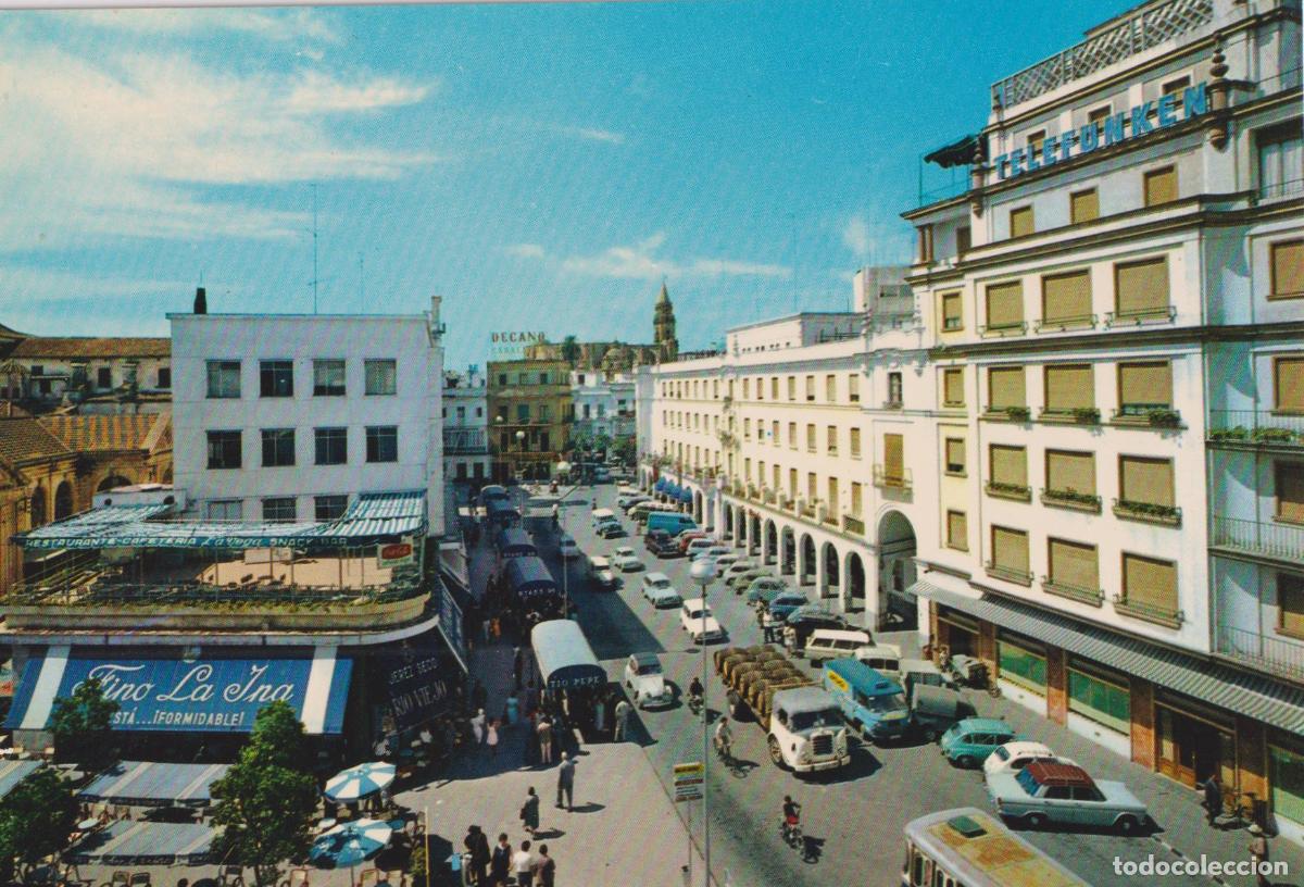 Postales: JEREZ DE LA FRONTERA (C&Aacute;DIZ) PLAZA ESTEVE Y LA VEGA - ANGEL Y LUIS GARCIA N&ordm;9004 - S/C