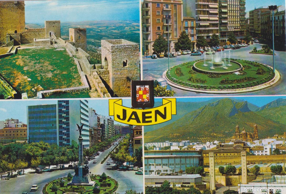 Postales: JAEN, DIVERSOS ASPECTOS - ESCUDO DE ORO N&ordm;1258 - S/C