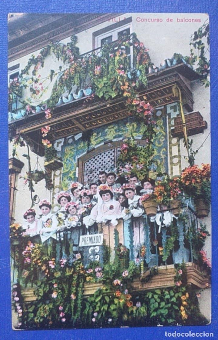 Postales: POSTAL SEVILLA . Concurso de Balcones. E. Tomas Sanz