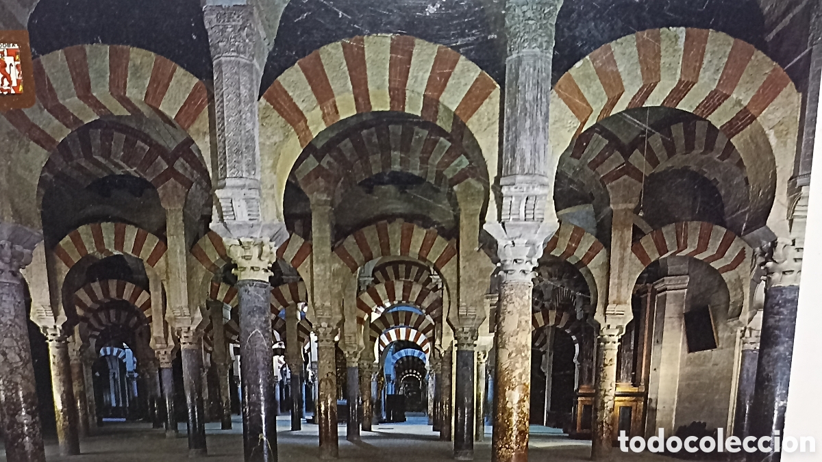 Postales: C&oacute;rdoba mezquita catedral laberinto de columnas