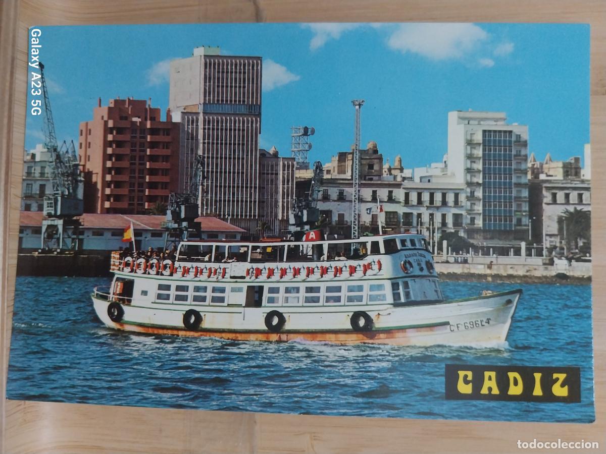 Postales: CADIZ PUERTO ED GARRABELLA 140 BARCO SC ORIGINAL ANIMADA