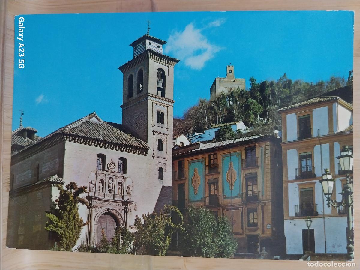 Postales: PLAZA DE SANTA ANA GRANADA ED F GALLEGOS 1076