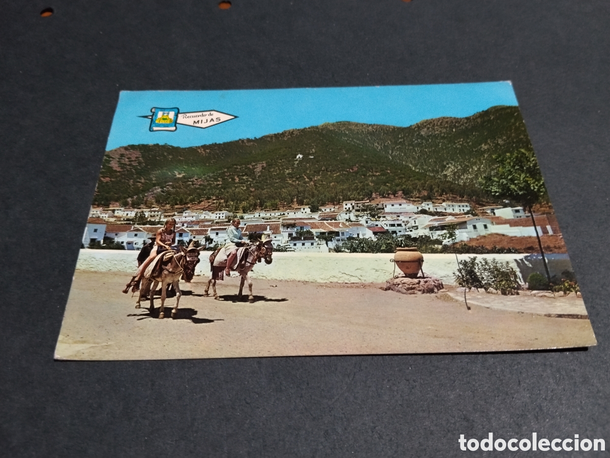 Postales: Postal recuerdo de Mijas