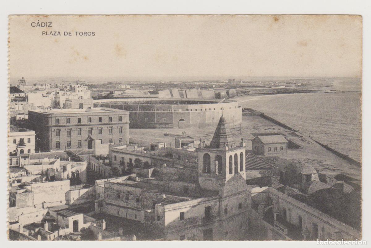 Postales: TARJETA POSTAL - CADIZ - PLAZA DE TOROS - FOTOTIPIA DE HAUSER Y MENET