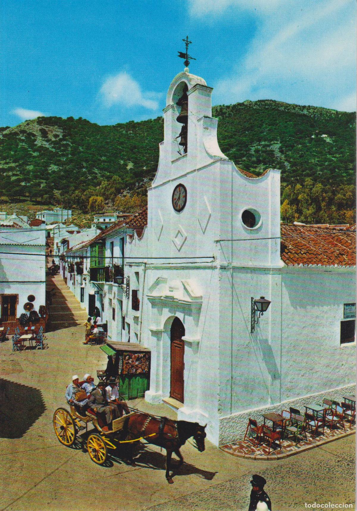Postales: MIJAS (MALAGA) IGLESIA Y SIERRA AL FONDO - POSTALES COSTA DEL SOL N&ordm;1715 - S/C