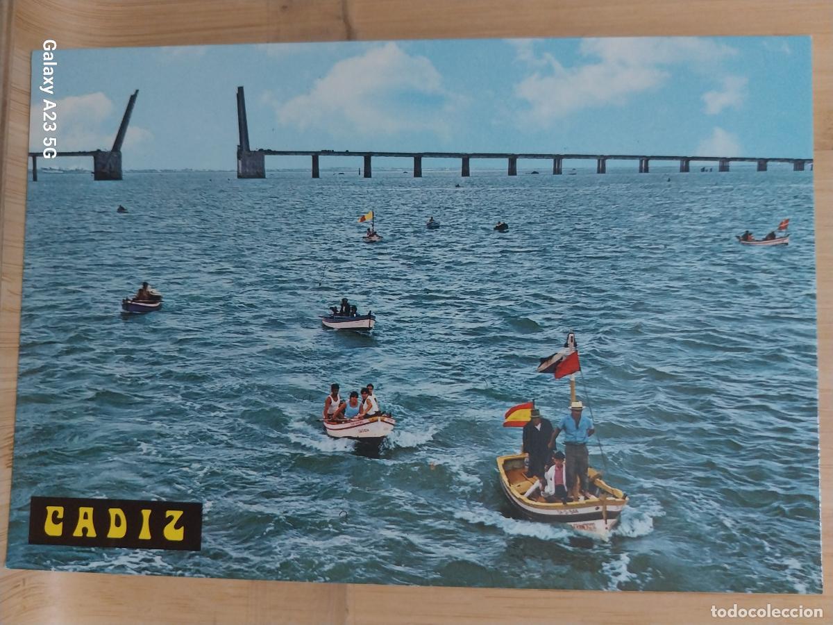 Postales: CADIZ PUENTE JOSE LEON DE CARRANZA ED GARRABELLA 139 SC ORIGINAL