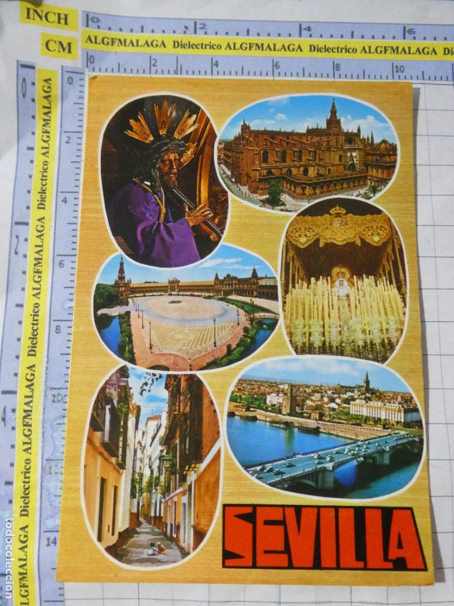 Postales: POSTAL DE SEVILLA. A&Ntilde;O 1971 VISTAS CIUDAD SEMANA SANTA 635 BEASCOA. 3106