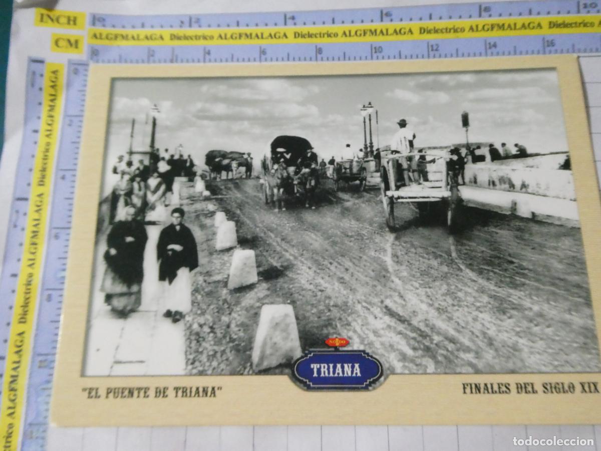 Postkarten: POSTAL DE SEVILLA. EL PUENTE DE TRIANA A FINALES DEL SIGLO XIX. 2729