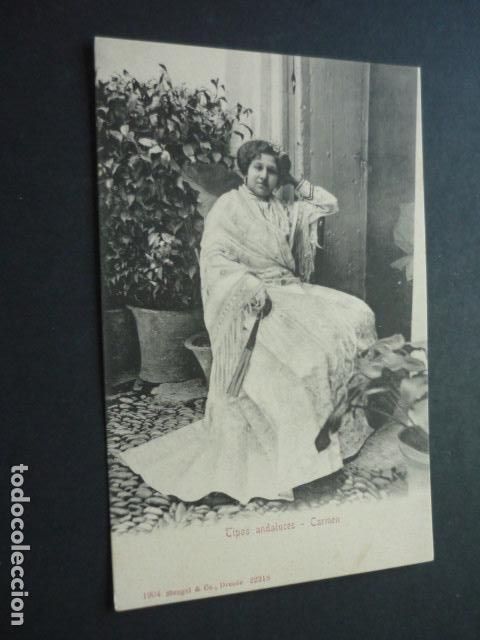 Cartoline: ANDALUCIA TIPOS ANDALUCES CARMEN REVERSO SIN DIVIDIR