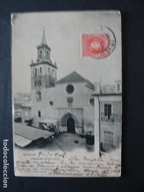 Postcards: SEVILLA OMNIUM SANTORUM ED. HAUSER Y MENET 872 REVERSO SIN DIVIDIR