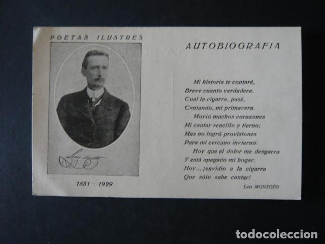 Postcards: SEVILLA COL. POETAS ILUSTRES LUIS MONTOTO