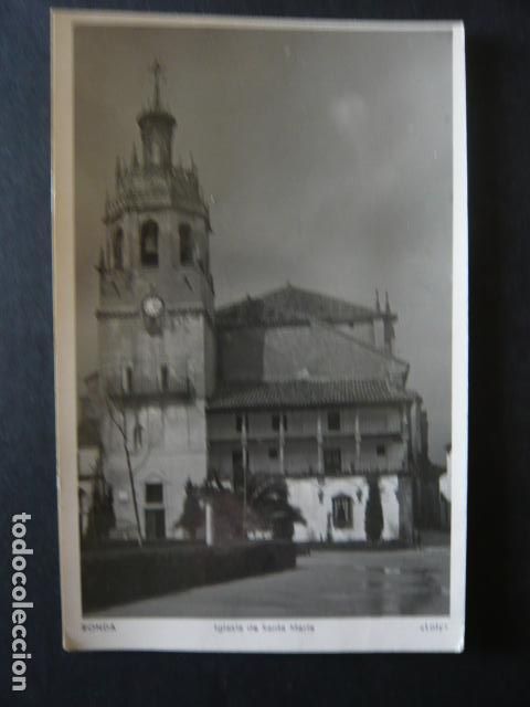 Postales: RONDA MALAGA IGLESIA DE SANTA MARIA
