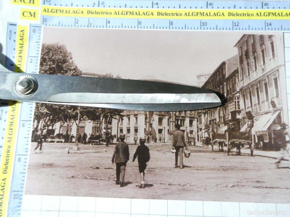 Postales: REPRODUCCI&Oacute;N ANTIGUA FOTO FOTOGRAF&Iacute;A M&Aacute;LAGA. ACERA DE LA MARINA PORTADA FERIA. 2695