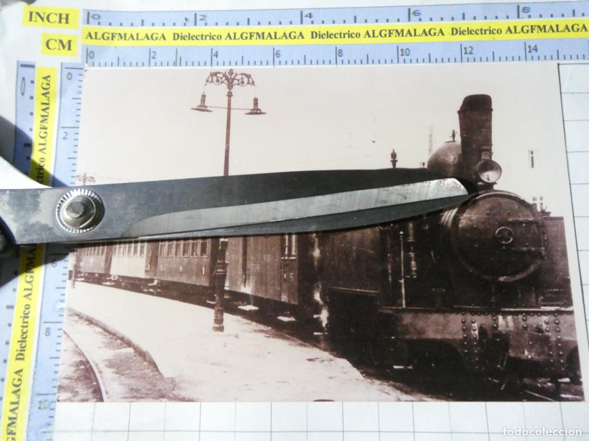 Postales: REPRODUCCI&Oacute;N ANTIGUA FOTO FOTOGRAF&Iacute;A M&Aacute;LAGA. FERROCARRIL TREN. 2704