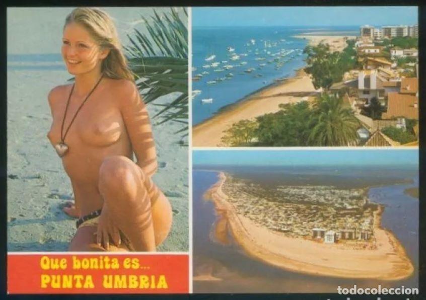 Postales: Punta Umbr&iacute;a. *Que bonita es Punta Umbr&iacute;a* Ed. Arribas n&ordm; 22. Nueva.