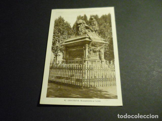 Postais: GRANADA MONUMENTO A COLON