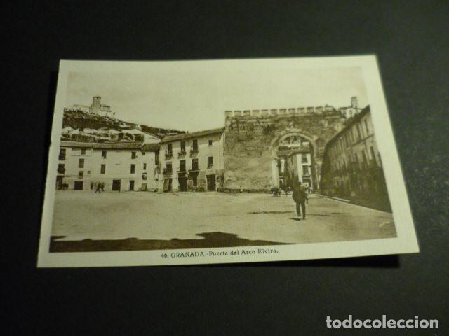 Postales: GRANADA PUERTA DEL ARCO ELVIRA - Foto 1