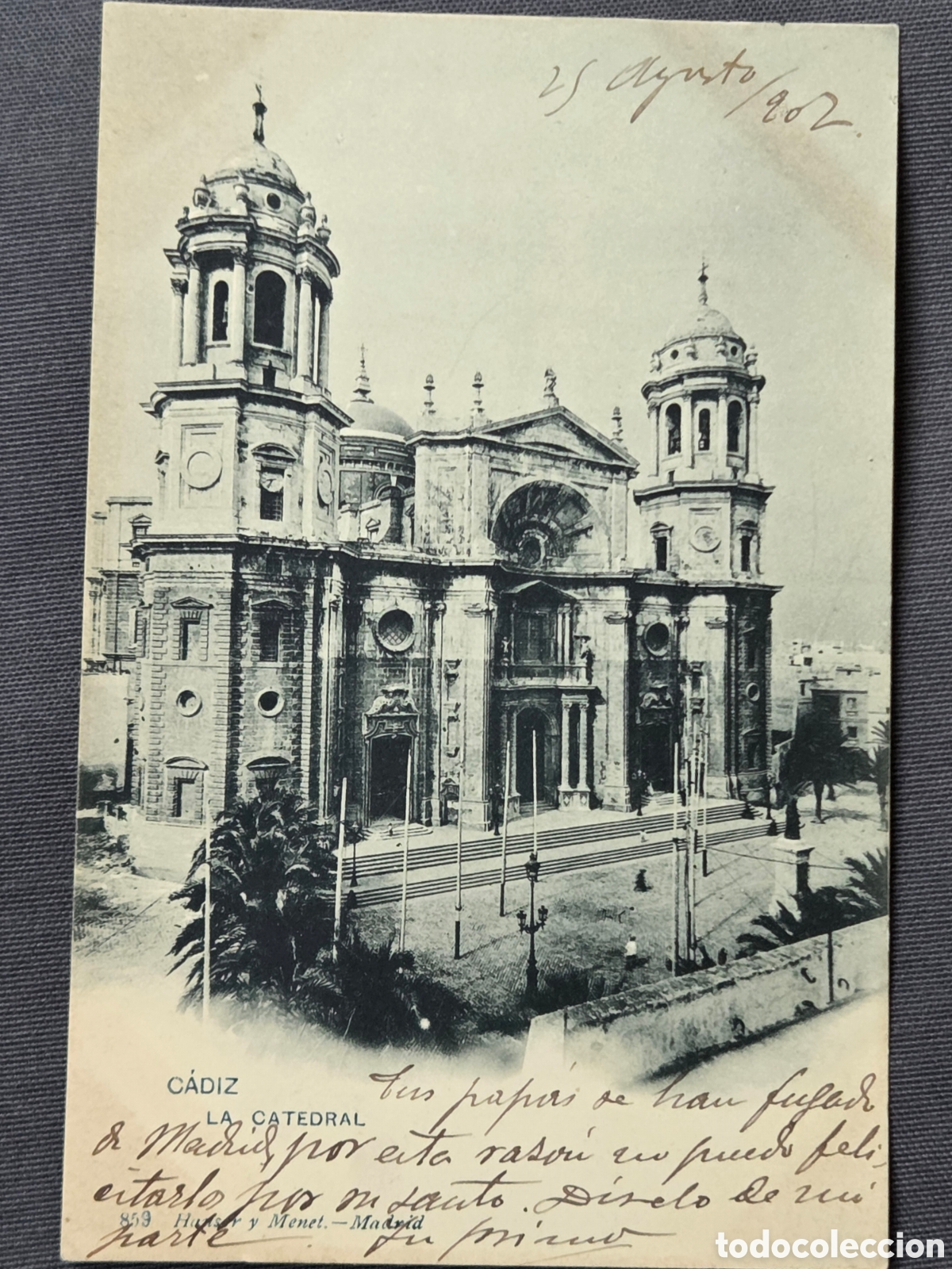 Cartoline: C&Aacute;DIZ LA CATEDRAL 1902 Hauser y Menet